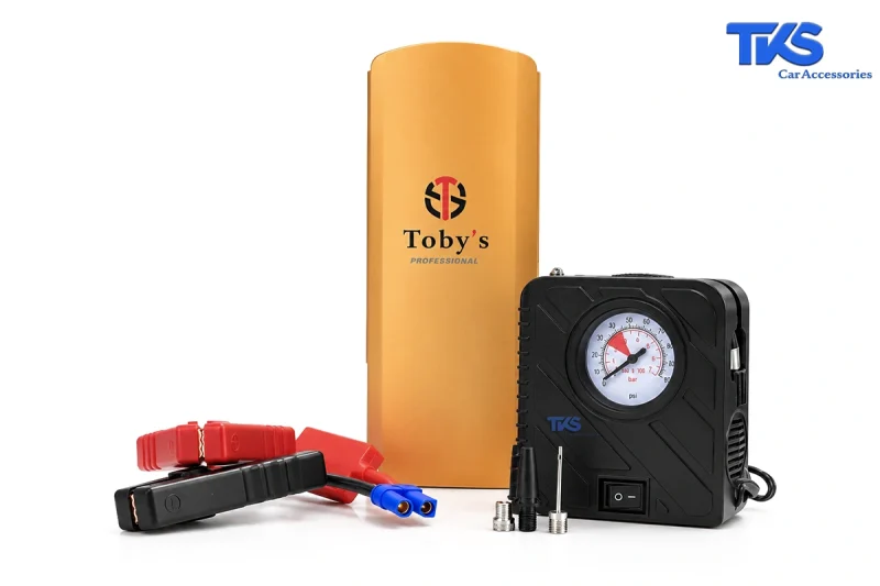جامپ استارتر خودرو Toby’s X19 Pro Compressor | پاوربانک و کمپرسور باد خودرو