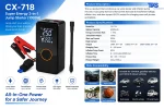 جامپ استارت خودرو CX-718 با کمپرسور باد و پاوربانک