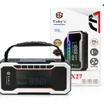 جامپ استارتر Toby's X27 | استارت اضطراری خودرو + پمپ باد + دمنده + پاوربانک 100 وات