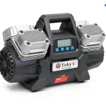پمپ باد چهار سیلندر Toby's ظرفیت 400 لیتر بر دقیقه - نمای سه رخ