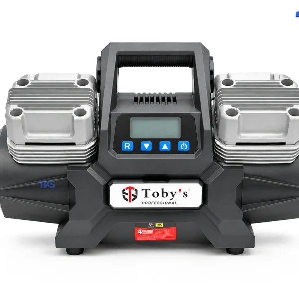 پمپ باد چهار سیلندر Toby's ظرفیت 400 لیتر بر دقیقه - نمای روبرو