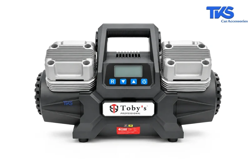 پمپ باد چهار سیلندر Toby's ظرفیت 400 لیتر بر دقیقه - نمای روبرو