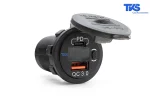 شارژر پورت USB توکار خودرو کد TK25
