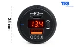 شارژر پورت USB توکار خودرو کد TK25