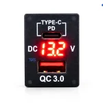 شارژر پورت USB توکار خودرو کد TK26