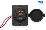 پنل شارژر USB روکار خودرو TK27