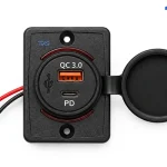 پنل شارژر USB روکار خودرو TK27