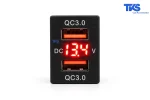 شارژر پورت USB توکار خودرو کد TK28