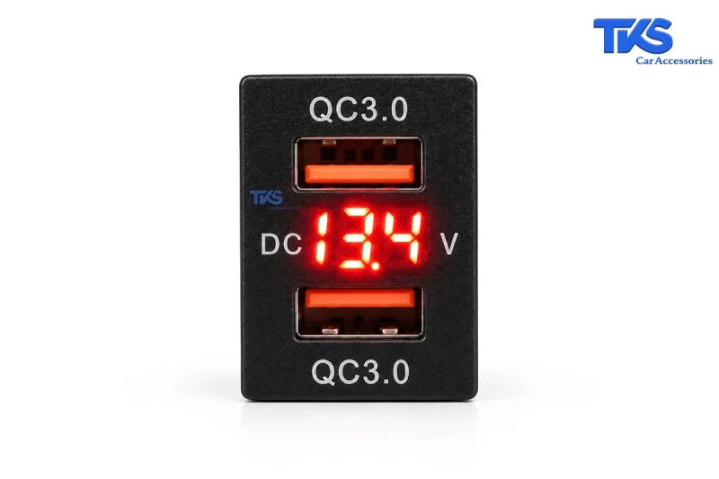 شارژر پورت USB توکار خودرو کد TK28