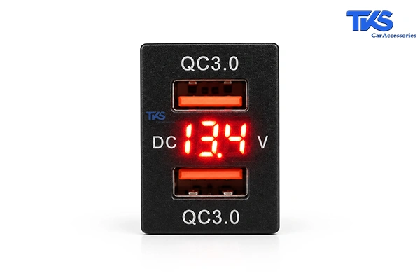 USB Charger Socket TK28 - 04 شارژر پورت USB توکار خودرو کد TK28