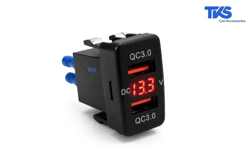 شارژر پورت USB توکار خودرو کد TK30