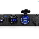 پنل پورت USB و فندکی خودرو کد TK34