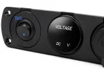 پنل پورت USB و فندکی خودرو کد TK34 - نمای ولت سنج